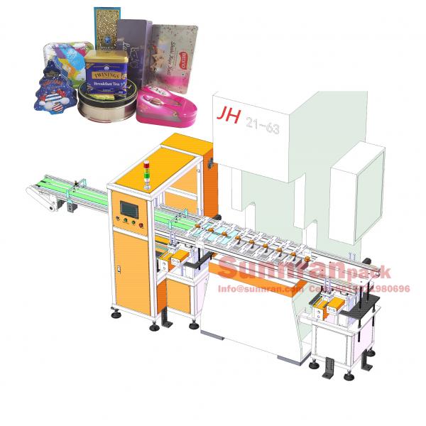 Quality CE Certificate Tin Can Making Machine Production Line 3800x1300x1800mm Szie for sale