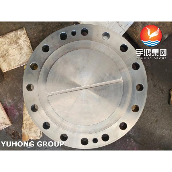 Quality ASTM SA266 GR.2N Channel Cover Flange Tube Sheet For Heat Exchanger Parts for sale