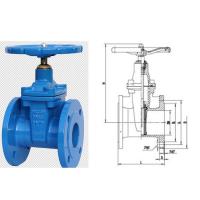 Quality anticorrosion Flange Type Gate Valve DN 100 With SGS Test Report for sale