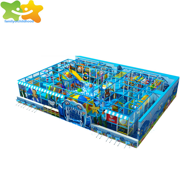 China Attractive Kids Ball Pool Climbing Ropes Nets Obstacle Children Indoor Playground factory