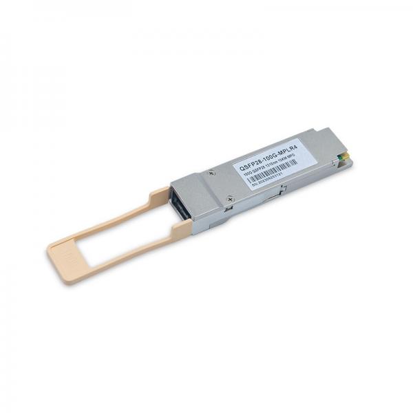 Quality MTP MPO-12 QSFP28 PLR4 10km Over SMF Optical Transceiver Module for sale