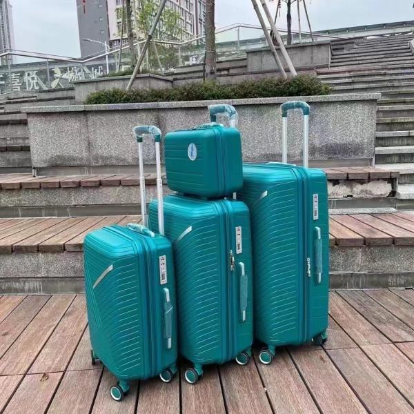 Quality Practical Lightweight PP Trolley Case , School Travel Polypropylene Suitcase for sale