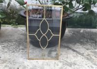 China Clear Cabinet Door Glass Panels , Various Shape Decorative Glass For Kitchen Cabinets factory