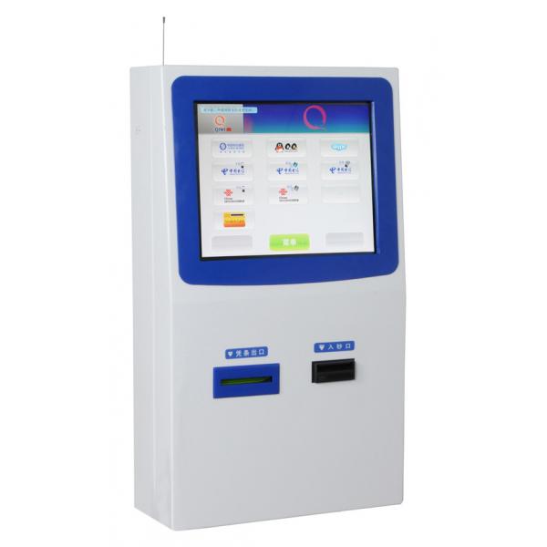 Quality Innovative Wireless Internet Cash Payment Kiosk For Building Hall for sale