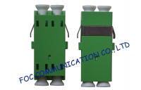 China Zirconia Ceramic Sleeve Fiber Optic Adapter LC / APC Duplex Without Flange factory