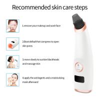 China Facial Pore Cleaner Blackhead Suction Device , Face Vacuum For Blackheads factory