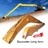 Quality CE Antiwear 18 Meters Excavator Long Arm , OEM ODM Excavator Long Reach Boom 20-50ton for PC120 CAT320 for sale