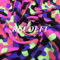 Quality Neon Bright Fluo Colors Repreve Swimwear Fabric For Melbourne Tankini Bikini for sale