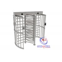 Quality Double Lane Full Height Turnstile Gate With RFID Card / Face Recognition For for sale