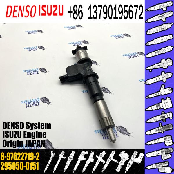 Quality New Diesel fuel common rail injector 295050-0151 295050-0152 8-97622719-2 8 for sale