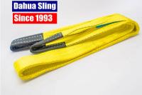 China High Tensile Polyester Flat Lifting Sling Rigging Lifting Strap With Safety Factor 6:1 factory