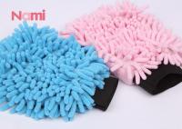 China Extreme Thick Microfiber Chenille Dusting Mitt , Double Size Microfibre Noodle Wash Mitt factory