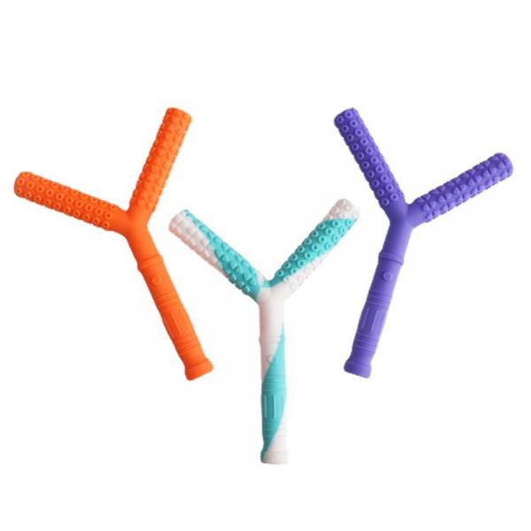 Quality Y Type Silicone Dental Aligner Chewies Multi Colors For Child Orthodontics for sale