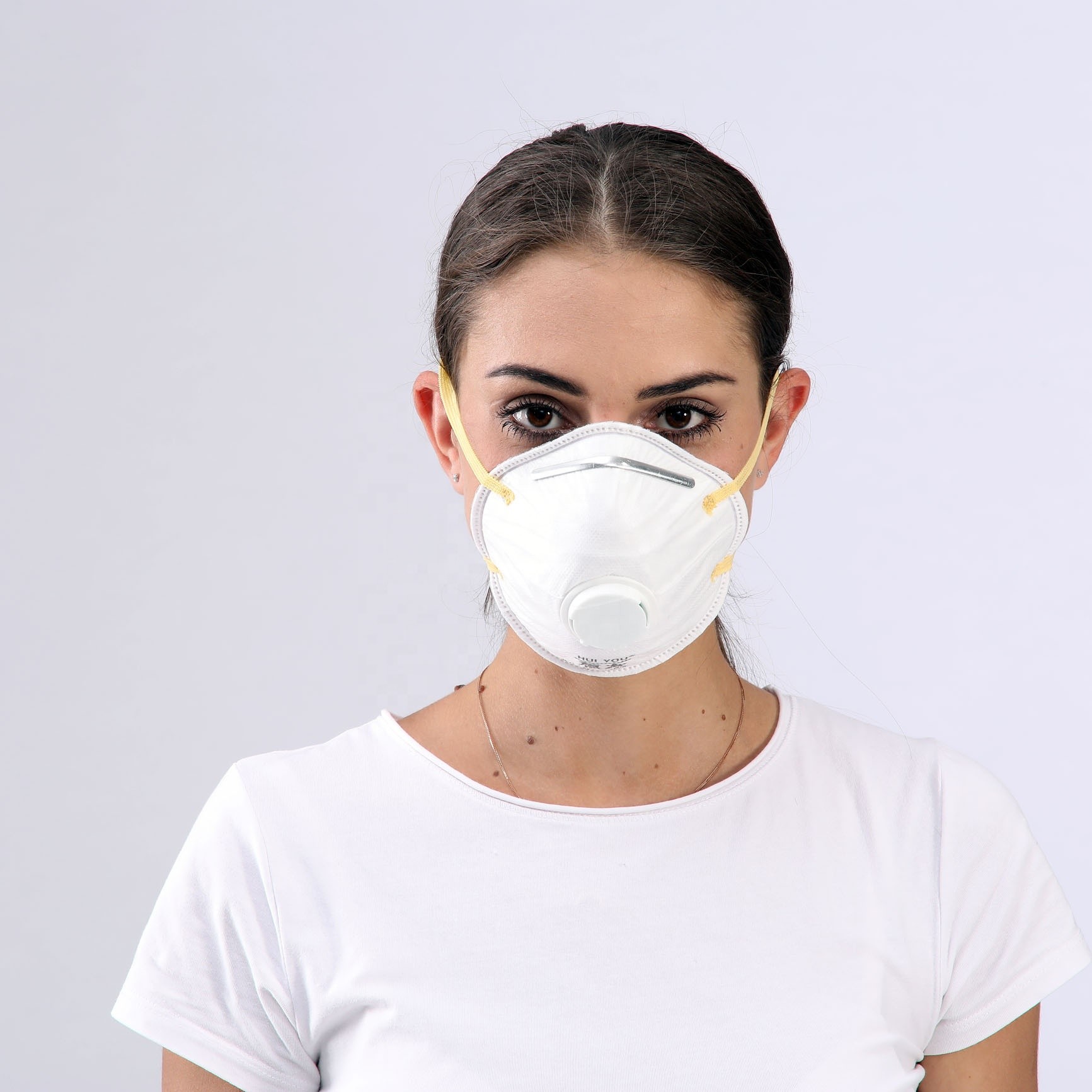 China Cup Shape Disposable Dust Mask , FFP1/ FFP2 Cup Mask With Valve for sale