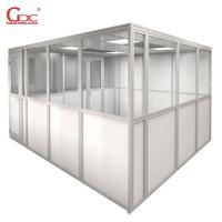 Quality Aluminum Profile GMP Cleanroom , 0.45m/S Iso Class 8 Clean Room for sale