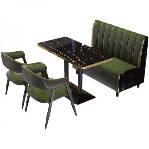 Quality Modern Hotel Restaurant Furniture Set Booth Round Circle Restaurant Tables for sale