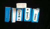 China Soft Mini Pocket Tissue Packs , Woman Travel Facial Tissue 8 sheets factory