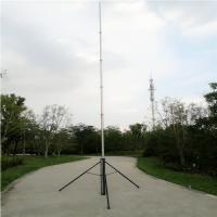 China 18M Aluminum Antenna Wifi Tower Portable Telescopic Mast Hand Push Up Pole factory