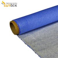 Quality Silicone Coated 960g/m2 Fire Resistant Fiberglass Fabric for sale