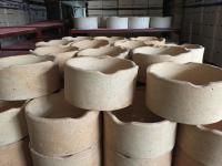 China High Strength Refractory Kiln Furniture Alumina Ceramic Crucible Wear Resistance factory
