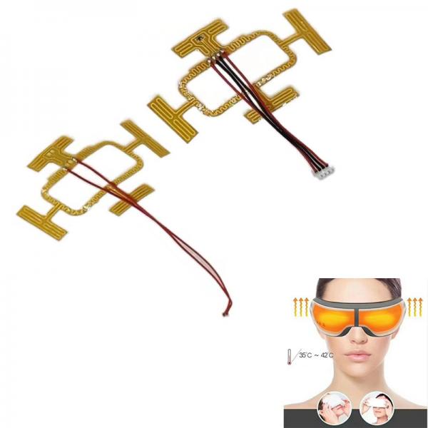 Quality Constant Gentle Kapton Heater 12v , Polyimide Foil Heater For Eye Protector for sale