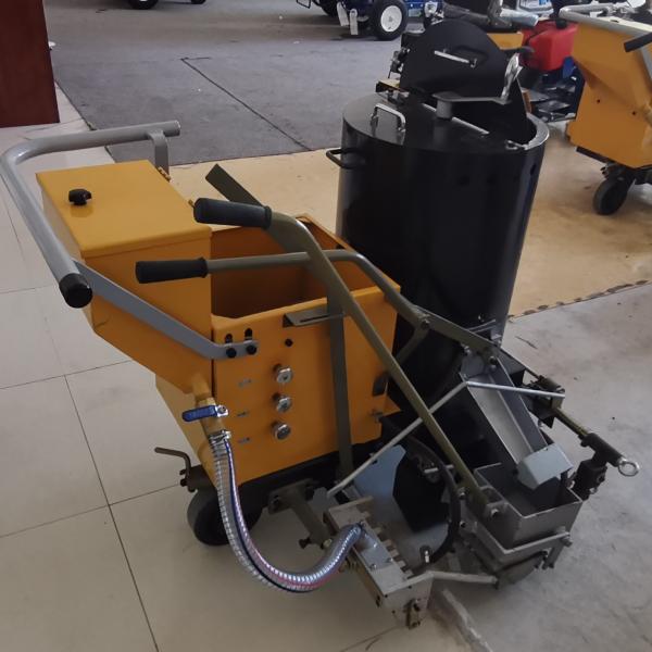 Quality Hand Pushing Thermoplastic Road Marking Machine With Filter For Zebra Crossing for sale