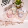 China Handmade Soy Wax Scented Candles Applique Glass Cup Home Smokeless Romantic factory