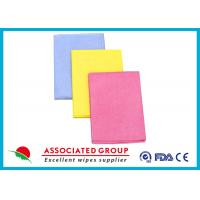 China Needlepunched Nonwoven Cleaning Wipes Color Dyeing Disposable Or Recycle use factory