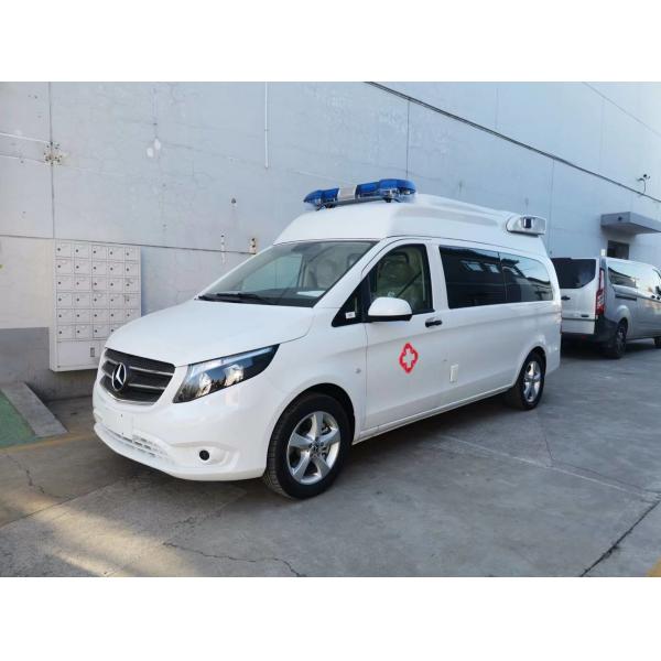 Quality Medical Mercedes Benz Ambulance Gasoline 7 Seats 4×2 White for sale