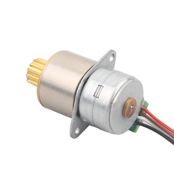 Quality 60mA 15mm Permanent Magnet Stepper Motor With Metal Gearbox 18 Degree SM1516 for sale
