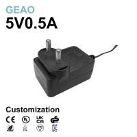 China 5v 0.5a Wall Mount Power Adapters For Optical Transceiver Balanced Vehicle Electric Vehicle Lithium Battery factory