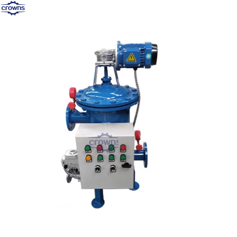 China Automatic Self cleaning filter for drip irrigation / in-line water filter housing factory