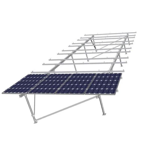 Quality 6005-T5 SUS304 Solar Panel Mounting Brackets Anodized Solar Panel Ground Frame for sale