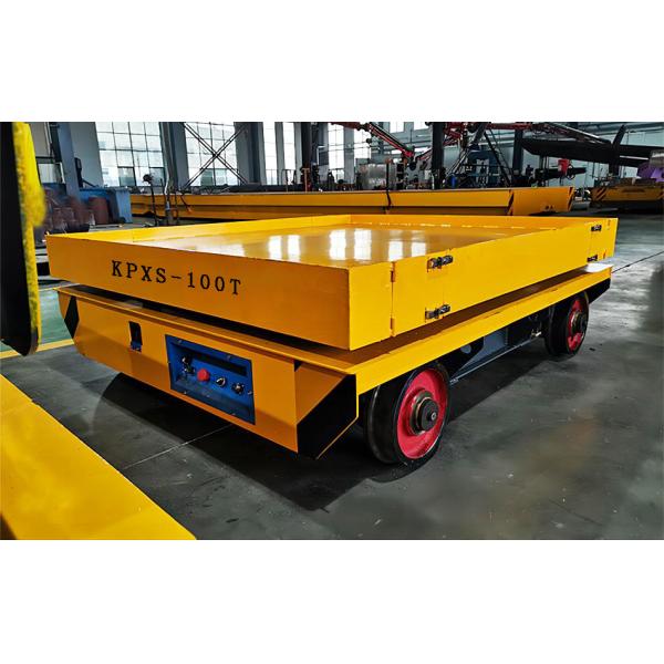 Quality Bidirectional Workshop Flat Transfer Cart Industrial Transfer Trolley 40ton Loading for sale