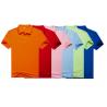 China Men Colorful 100% Cotton Polo Shirts With Heat Transfer / Silk Screen Print Logo factory