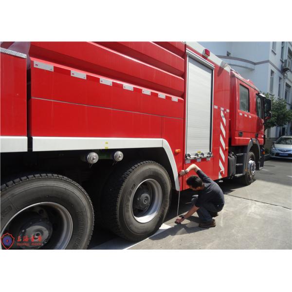 Quality 39 Ton Water Tower Fire Truck Imported Chassis Full Authorized Total Mass 31000KG for sale