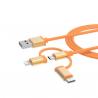 China Round C89 Mfi Lightning 2.4A 6ft Usb Charger Cable factory