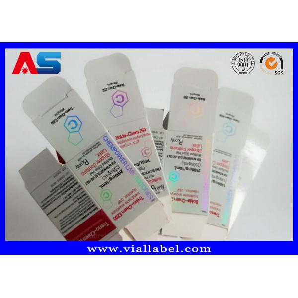 Quality 250g Peptide Powder 10ml Vial Boxes Custom Printing Waterproof for sale