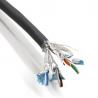China SFTP Shielded Cat 7 Network Cable Twisted Pair Ethernet Cable PVC LSZH CE ROHS factory