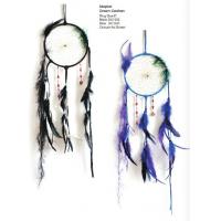China Handmade Dream Catcher Net Pure White Wall Hanging Decoration with Feather for Nice Dreams Craft Gift factory