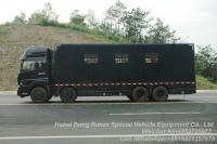 China Military Police Outdoor Camping Vehicle for Outdoor Mobile Camping Truck With Living Room lodging van factory