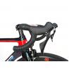 China 700C Carbon Fiber Road Bike , Black Full Suspension Mountain Bike High Strength factory