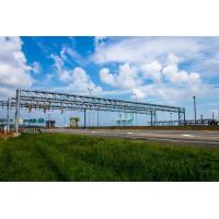 China Custom Tri Chord Four Chord Overhead Span Structures Steel Toll Gantry Sign Bridge factory