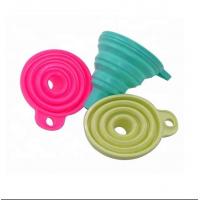 China Flexible Soft Silicone Funnel Kitchen Funnel Set,Food Grade Silicone Funnel factory
