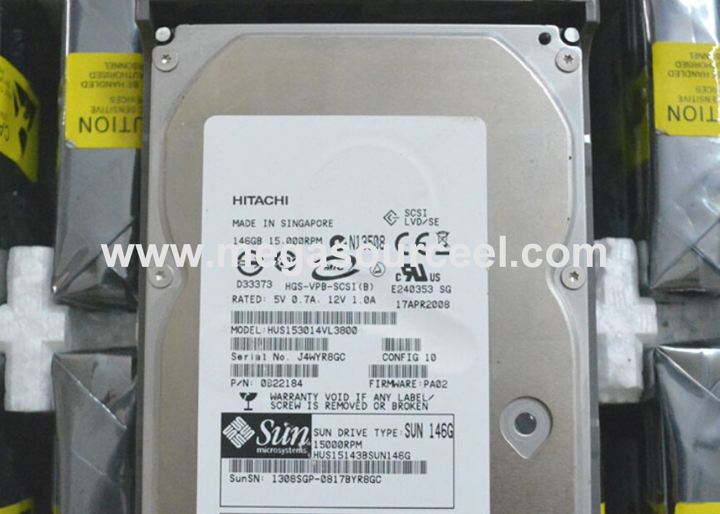 China HP Server Hard Disk BF14684970 146.8GB 80 Pin SCSI 15K RPM 3.5'' HUS153014VL3800 factory