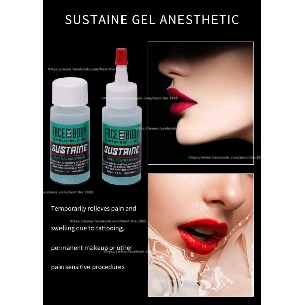 Quality Original Sustaine Numbing Gel Stable Green Anti Allergy Blue Gel Tattoo for sale