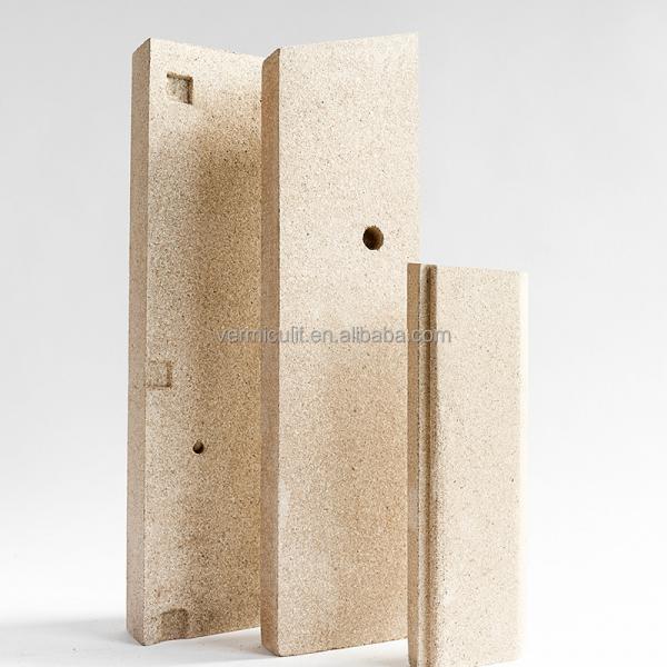 Quality Customized lightweight cutting size vermiculite insulation fire board for steel structure fireproof cladding for sale