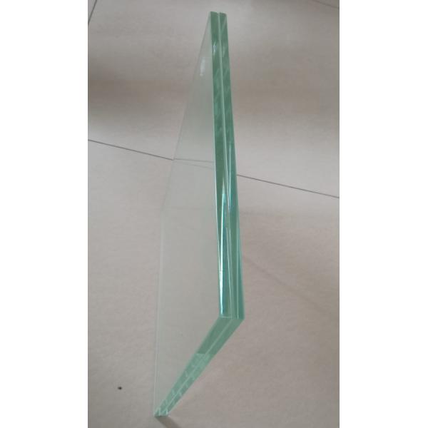 Quality 6.38mm/8.38mm/10.38mm/12.38mm PVB Tempered Laminated Glass Custom Size for sale