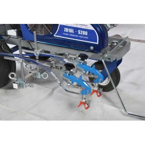 Quality Fuel Capacity Road Marking Spray Paint Machine With GX200 Honda 6.5Hp Gasoline for sale