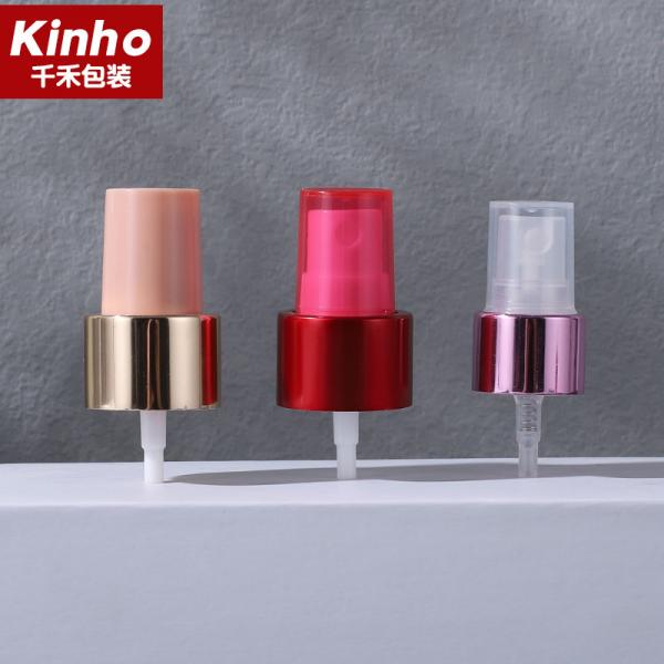 Quality Beautiful Color 18/410 20/410 24/410 Aluminum Closure Smooth Ribbed Fine Mist Spray K601-8 for sale